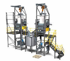 bulk bag unloader, closed process, system bulk bag unloader, closed process, system